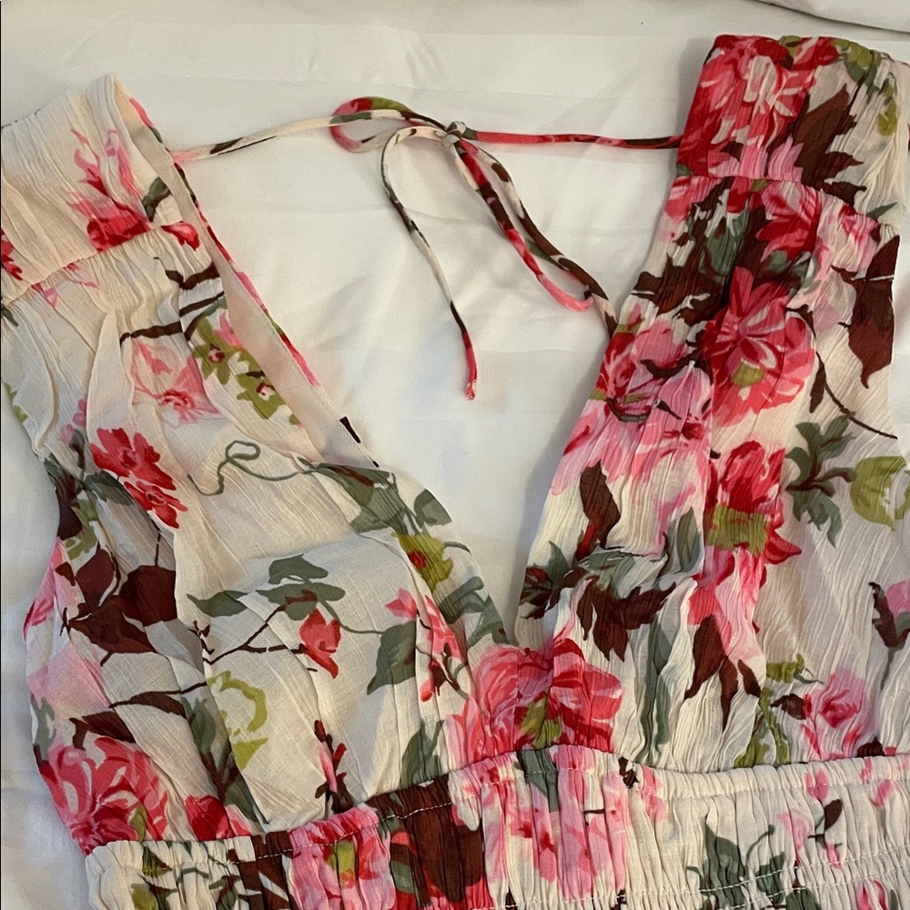 Abercrombie Floral Sleeveless Dress - Picture 5 of 5